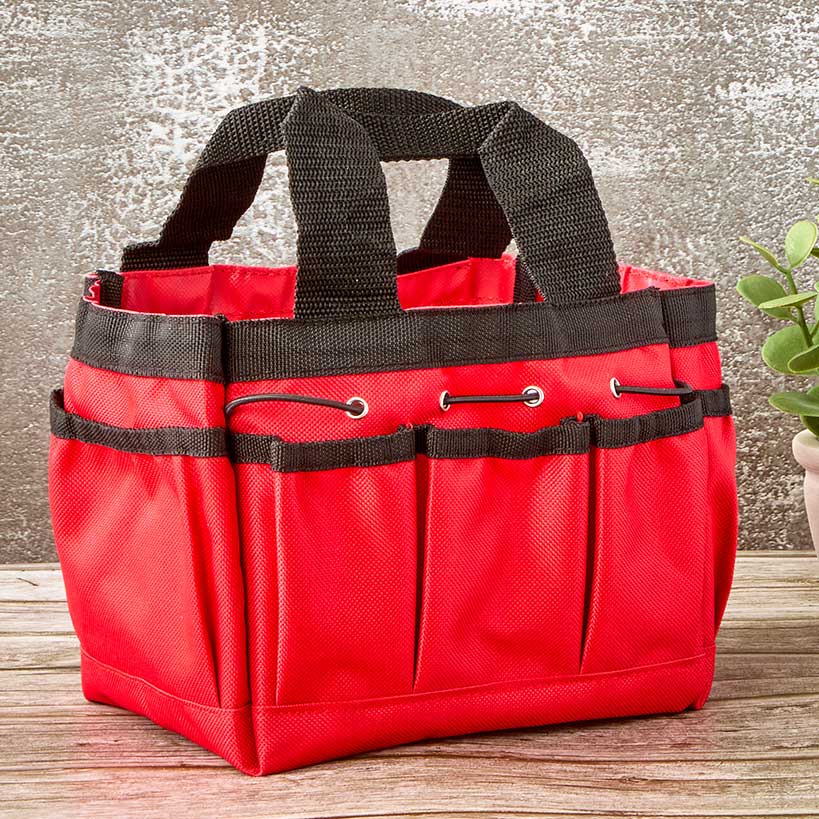 Garden Tool Caddy Bag In Green Red Or White\/Navy