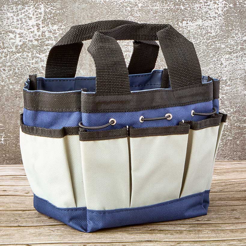 Garden Tool Caddy Bag In Green Red Or White\/Navy