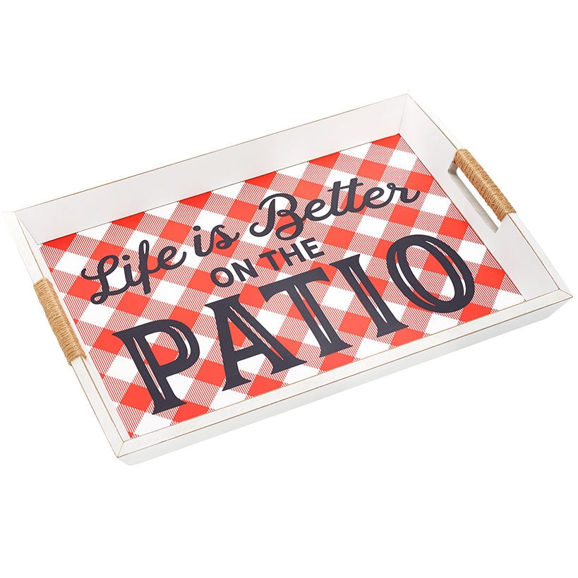 Outdoor BBQ Serving Tray or Caddy
